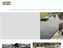 Tablet Screenshot of koopmansijzerwerk.nl